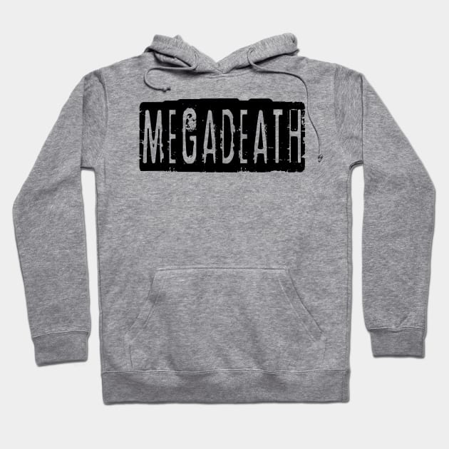 megadeath Hoodie by Texts Art